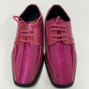 Viotti Boy’s Fuchsia Dress Shoes